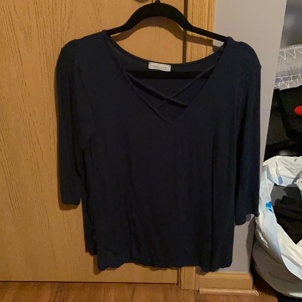 Dark Green Top